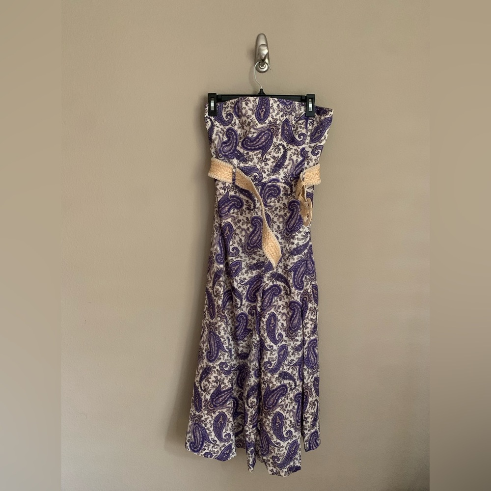 NWT Zimmermann  Devi Strapless Jumpsuit